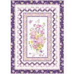 Delicate Beauty Lilac Quilt by Wendy Sheppard /52"x72"