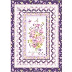 Delicate Beauty Lilac Quilt by Wendy Sheppard /52"x72"