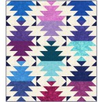 Krystal Desert Sky Quilt by Jessica Vanderburgh of Sew Many Creations /54"x60"