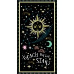 REACH FOR THE STARS PANEL -24" REPEAT (GLOW-IN-THE-DARK)