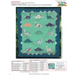 Dino Roar feat. Dino Pizza Party by Slice of Pi Quilts Kitting Guide