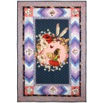 Elderberry Flower Fairies Panel Quilt by Marinda Stewart /41"x60"