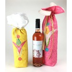 Wine Bottle Tote feat. Fairy Frost by Sarah Vedeler