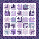 Beautiful Blooms Enchanted Garden Quilt by Natalie Crabtree /78"x78"-free pattern available in july, 2023