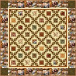 Woodland Camouflage Quilt feat. Epic Woodland by Natalie Crabtree- free pattern available June 2027