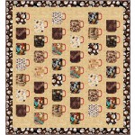 Let's meet for coffee quilt feat. espresso yourself By Natalie Crabtree