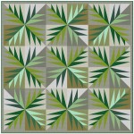 Evergreen Quilt by Natalie Crabtree /48"x48"