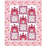 Fairy Tales Pink Quilt by heidi pridemore /64"x79"