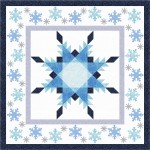 Snowflake Quilt feat. Fairy Frost by Project House 360 - Free Pattern Available in June, 2024