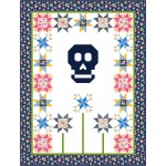 vida y muerte fiesta quilt by miss minnie designs /74"Wx98"W 