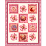 Fancy Feathers Quilt feat. Flamingo Grace by Project House 360- free pattern available July 2026