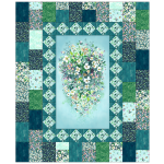 Blooming bouquet Quilt by Slightly Biased Quilts feat. Flower Lake- free pattern available in JULY