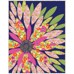 Flowertopia Quilt by Heidi Pridemore /39"x50"