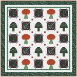Forest Findings Quilt by Natalie Crabtree /72"x72"