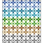 Monkey Bars Fresco Cool Quilt by Natalie Crabtree /67.5"x75"