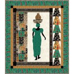 Basketry From Africa Quilt by Project House 360 /38"x44"