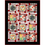 Lets Play game on quilt by christine stainbrook