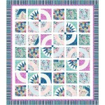 Garden Window Quilt by Wendy Sheppard /75.5"x86"