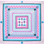 Glam Medallion Quilt by Tamara Kate /57-1/2"x57-1/2"