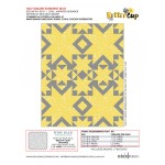 HALF SQUARE SUNBURST FEAT. BUTTERCUP BY SEW MANY MOORE KITTING GUIDE 