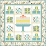 Happy Birthday cool Quilt by Natalie Crabtree /78"x78"