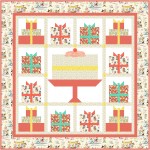 Happy Birthday Warm Quilt by Natalie Crabtree /78"x78" - free pattern available in January