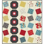 Classic Albums Happy Times Quilt by Natalie Crabtree /60"x66" 