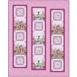 Haute Couture Pink Quilt by Christine Stainbrook /60"x75"