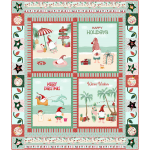 Have a Beachy Christmas Holiday Gnomes Marsha Evans Moore quilt