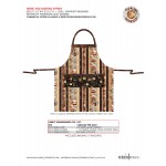 Home and Garden Apron feat. espresso yourself By Poorhouse Quilt Design Kitting Guide 