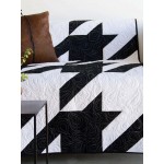 Houndstooth Black & White Quilt