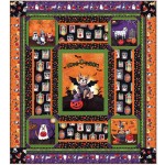 Howl-O-Ween Quilt by Heidi Pridemore /54"x60"