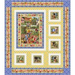 Farm Stand Quilt feat. Hunks Gone Gardening by Project House 360 - free pattern available January 2027