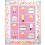 Ice Cream, You Scream Quilt by Joanna Marsh /56"x69"