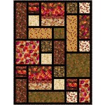 Royal Dream Tiles Quilt feat. Jacobean Dreams by Ladeebug Design