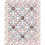 Jolene Pink Quilt by Heidi Pridemore /69"x87"