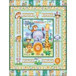 Going on Safari Jungle Paradise Quilt by Whimsical Workshop /62"x82"