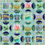 Block Talk Stars Quilt feat. Jungle Menagerie By Swirly Girls Design 