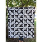 Kaleidoscope Graydation Quilt by Lindsay Chieco from linzentart 