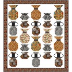 Pottery Maker Quilt by Natalie Crabtree 65"x72"