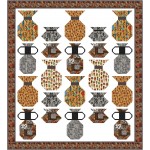 Pottery Maker Quilt by Natalie Crabtree 65"x72"