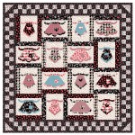 Grandma's in the kitchen quilt by penni Domikis 60"x60"