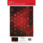 Poinsettia Millefiori feat. Scarlet Poinsettia Quilt Kit