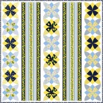 lEMON TREES Quilt by Natalie Crabtree / 74"X74"