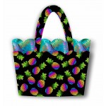 Scalloped Bag Let's get tropical by Poor house quilt designs /16"x11.5"x3"