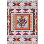 desert quilt - llama love by tamarinis /50"x72"