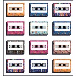 mix tape - legends of lucha libre by on williams street /63"x68"