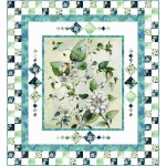 Panel Bliss Quilt feat. Meadow Garden by Swirly Girls Design