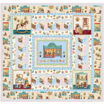 teatime for teddies Much loved bear Quilt by marsha evans moore /553.5"x51"