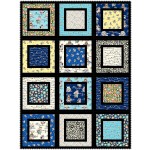 cats in the garden quilt by heidi pridemore 48"x64"